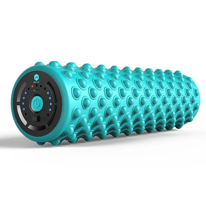 High-Intensity Electric Foam Roller – 4-Speed Vibrating Muscle Massager | رولر الفوم الكهربائي عالي الكثافة – جهاز مساج العضلات بـ ٤ سرعات اهتزاز