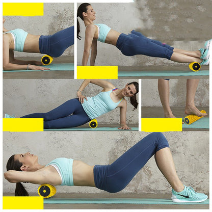 High-Intensity Electric Foam Roller – 4-Speed Vibrating Muscle Massager | رولر الفوم الكهربائي عالي الكثافة – جهاز مساج العضلات بـ ٤ سرعات اهتزاز
